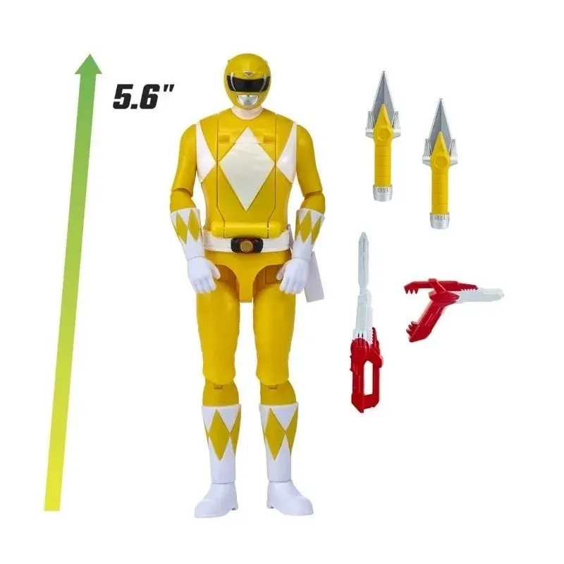Mighty Morphin Power Rangers: Season 2 - Auto-Morphin Action Figure - Yellow Ranger