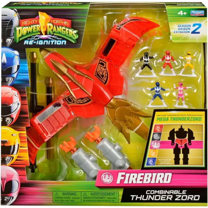Mighty Morphin Power Rangers - Action Figure - Combinable Thunderzord - Firebird