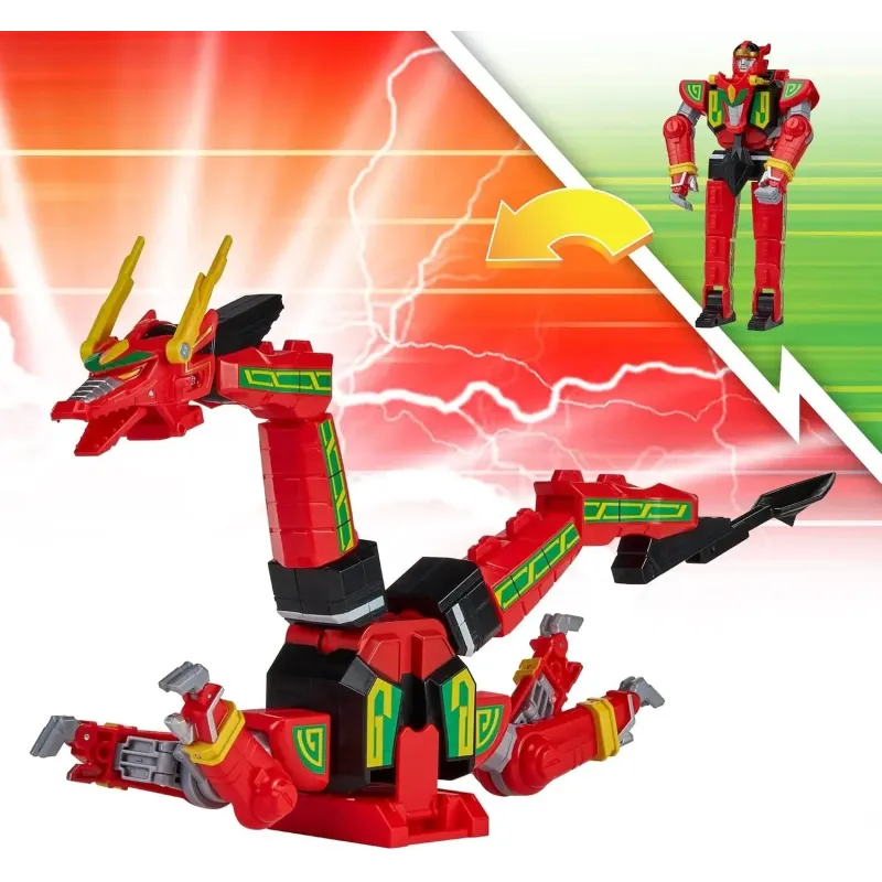 Mighty Morphin Power Rangers - Action Figure - Combinable Thunderzord - Red Dragon