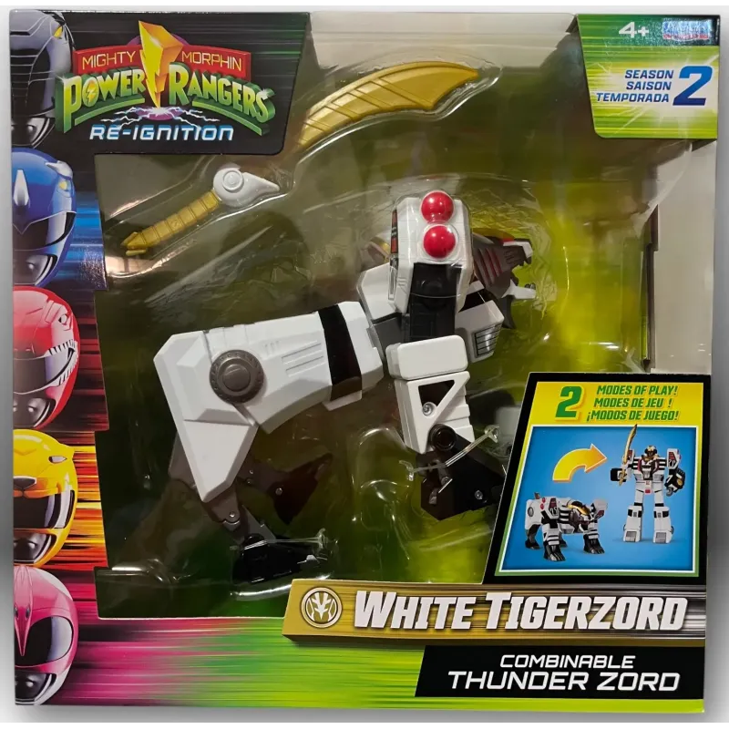 Mighty Morphin Power Rangers - Action Figure - White Tigerzord