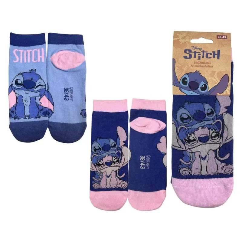 Disney Socks 2-Pack Stitch Short 36-43