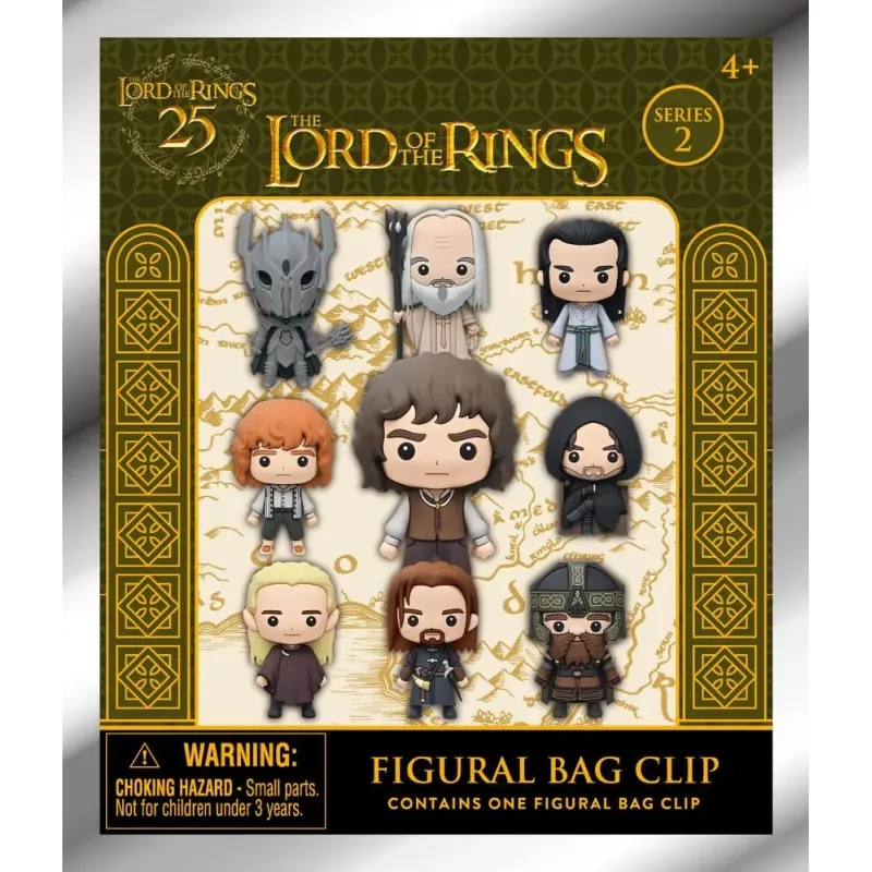 Lord of the Rings 3D PVC Bag Clips Series 2 (Τυχαία Επιλογή)