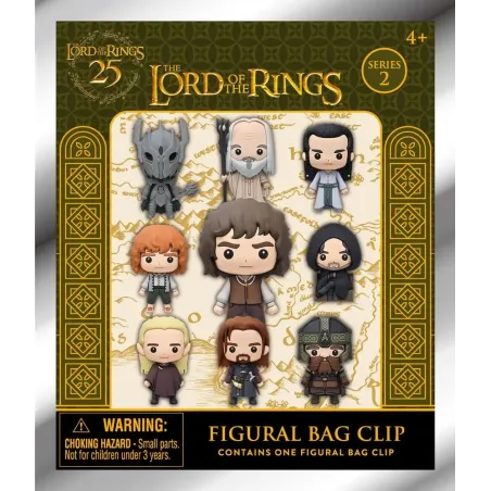 Lord of the Rings 3D PVC Bag Clips Series 2 (Τυχαία Επιλογή)