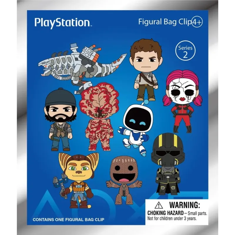 Sony PlayStation 3D PVC Bag Clips Series 2 (Τυχαία Επιλογή)