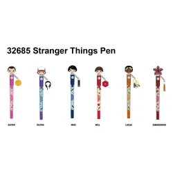 Stranger Things pens 3D Head Topper Spinning Pen (Τυχαία Επιλογή)