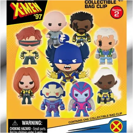 X-Men '97 3D PVC Bag Clips Series 2 (Τυχαία Επιλογή)