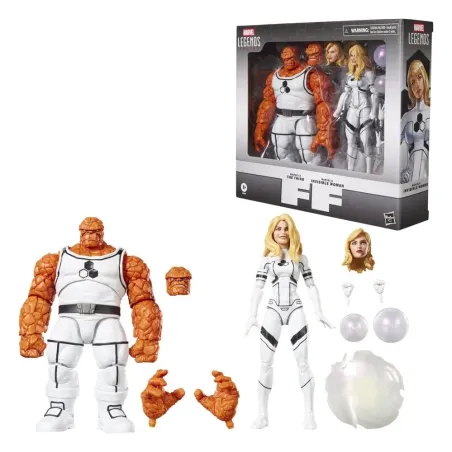 Future Foundation Marvel Legends Action Figure 2-Pack The Thing & Invi