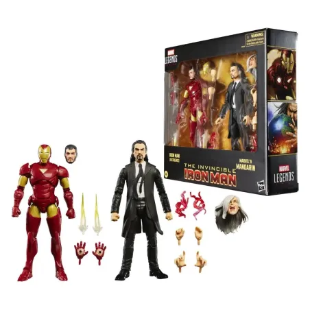 Marvel Legends Action Figure 2-Pack Iron Man (Extremis) & Marvel's Man