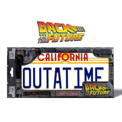 Back To The Future - Outatime DeLorean License Plate