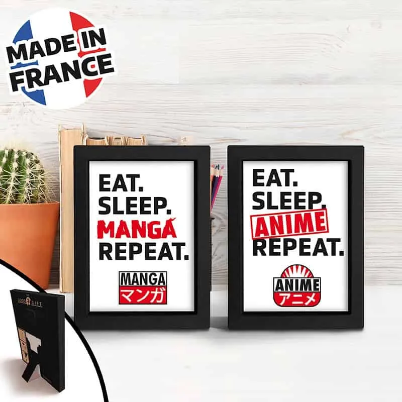 POP Culture quotes - Black Kraft frames Asian Art 1τεμ