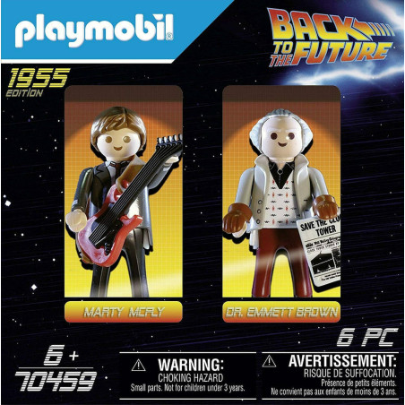 Playmobil Back to the Future Back to the Future Marty Mcfly and Dr. Emmet Brown για 6+ ετών