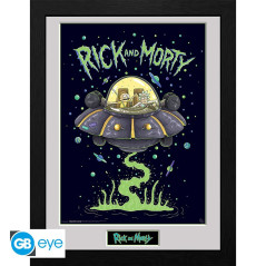 RICK AND MORTY - Framed print "Ship" (30x40)