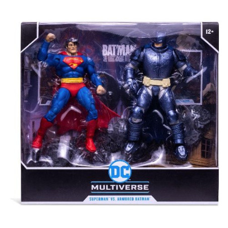 DC Multiverse - Superman vs Armored Batman 2-Pack Φιγούρα Δράσηςs (18cm)