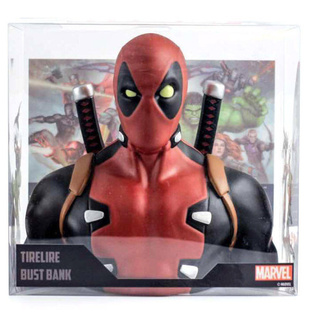 Marvel Deadpool money box bust 20cm Size: 20cm. PVC.