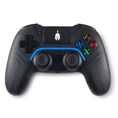 Spartan Gear - Aspis 4 Wired & Wireless Controller (Compatible with PC [wired] and Playstation 4 [wireless]) (colour:Black)