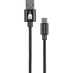 Spartan Gear - Double Sided USB Cable (Type C)- Black