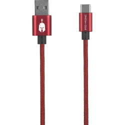 Spartan Gear - Double Sided USB Cable (Type C) - Red