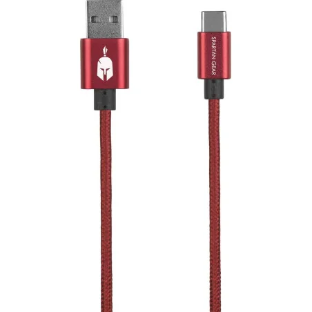Spartan Gear - Double Sided USB Cable (Type C) - Red