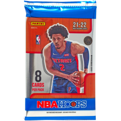 NBA Basketball - 2021/22 Panini Hoops Trading Cards Pack (8 Cards)