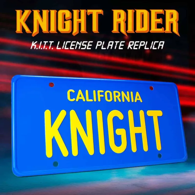 Knight Rider - License plate - replica