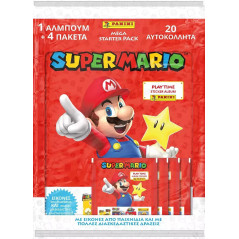 Panini Super Mario Sticker Mega Starter Pack Album
