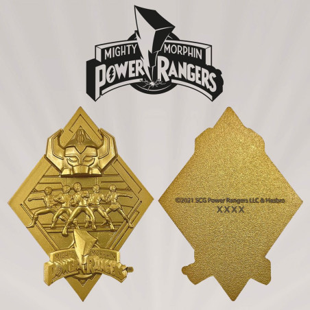 Power Rangers Medallion Limited Edition (gold plated)